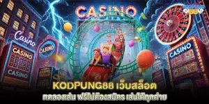 kodpung88 Slot website, free trial, no registration required, play with all camps